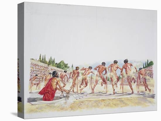 Ancient Athens - Reconstruction of the Stadium-null-Stretched Canvas