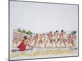 Ancient Athens - Reconstruction of the Stadium-null-Mounted Giclee Print