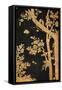 Ancient Bird and Tree Painting in Thai Style-GOLFX-Framed Stretched Canvas