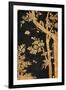 Ancient Bird and Tree Painting in Thai Style-GOLFX-Framed Art Print