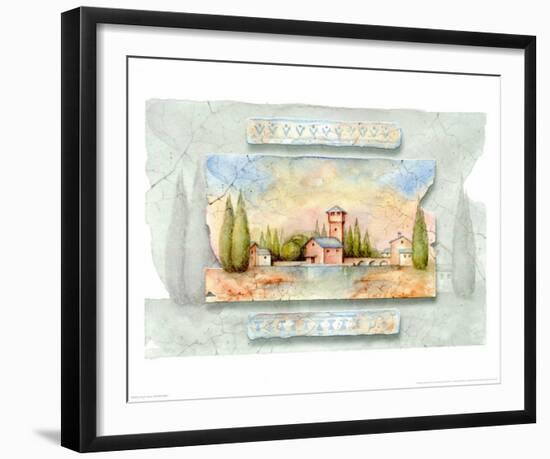 Ancient Brics IV-C^ Pisano-Framed Art Print