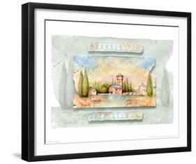 Ancient Brics IV-C^ Pisano-Framed Art Print