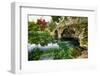 Ancient Bridge Over The Ninfa Creek-George Oze-Framed Photographic Print