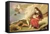 Ancient Briton-John Everett Millais-Framed Stretched Canvas