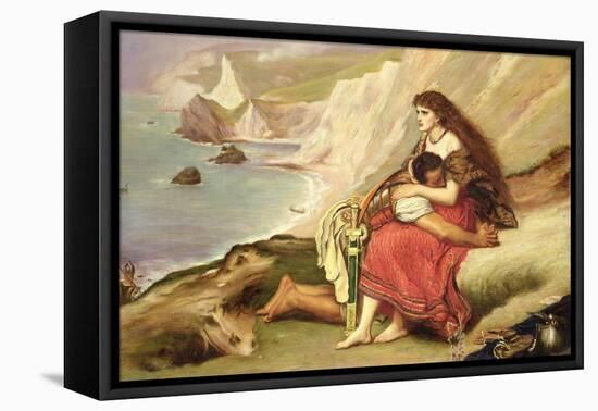 Ancient Briton-John Everett Millais-Framed Stretched Canvas