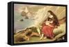 Ancient Briton-John Everett Millais-Framed Stretched Canvas