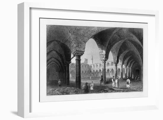 Ancient Buildings in St Jean D'Acre (Acr), Israel, 1841-J Tingle-Framed Giclee Print