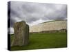 Ancient Burial Mound, Newgrange, County Meath, Republic of Ireland (Eire)-Jean Brooks-Stretched Canvas