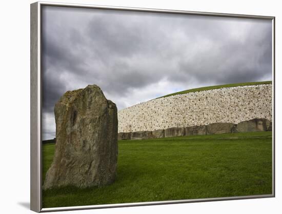 Ancient Burial Mound, Newgrange, County Meath, Republic of Ireland (Eire)-Jean Brooks-Framed Photographic Print