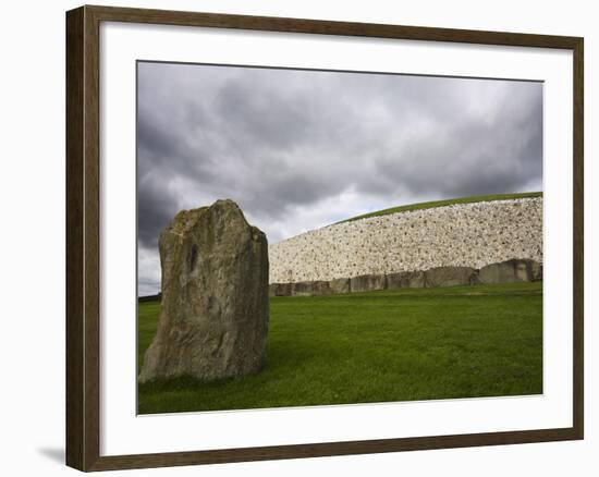 Ancient Burial Mound, Newgrange, County Meath, Republic of Ireland (Eire)-Jean Brooks-Framed Photographic Print