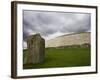 Ancient Burial Mound, Newgrange, County Meath, Republic of Ireland (Eire)-Jean Brooks-Framed Photographic Print