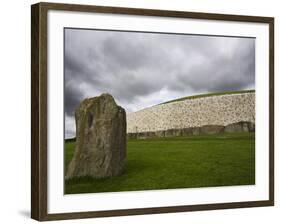 Ancient Burial Mound, Newgrange, County Meath, Republic of Ireland (Eire)-Jean Brooks-Framed Photographic Print