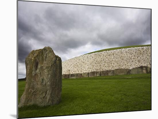 Ancient Burial Mound, Newgrange, County Meath, Republic of Ireland (Eire)-Jean Brooks-Mounted Photographic Print