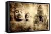 Ancient Cambodia-Maugli-l-Framed Stretched Canvas