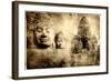 Ancient Cambodia-Maugli-l-Framed Art Print