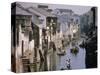 Ancient Canal in the City, Part of the Great Canal, the Longest in China, Soochow (Suzhou), China-Ursula Gahwiler-Stretched Canvas