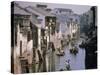 Ancient Canal in the City, Part of the Great Canal, the Longest in China, Soochow (Suzhou), China-Ursula Gahwiler-Stretched Canvas