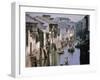 Ancient Canal in the City, Part of the Great Canal, the Longest in China, Soochow (Suzhou), China-Ursula Gahwiler-Framed Photographic Print