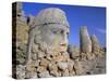 Ancient Carved Heads of Gods on Summit of Mount Nemrut, Nemrut Dagi (Nemrut Dag), Anatolia, Turkey-Lee Frost-Stretched Canvas