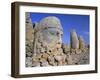 Ancient Carved Heads of Gods on Summit of Mount Nemrut, Nemrut Dagi (Nemrut Dag), Anatolia, Turkey-Lee Frost-Framed Photographic Print