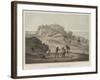 Ancient Castle of Na-Ga-Gus-Ko, Lew Chew, 1855-Wilhelm Joseph Heine-Framed Giclee Print