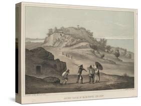 Ancient Castle of Na-Ga-Gus-Ko, Lew Chew, 1855-Wilhelm Joseph Heine-Stretched Canvas