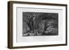 Ancient Cedars in the Forest of Lebanon, 1841-J Redaway-Framed Giclee Print