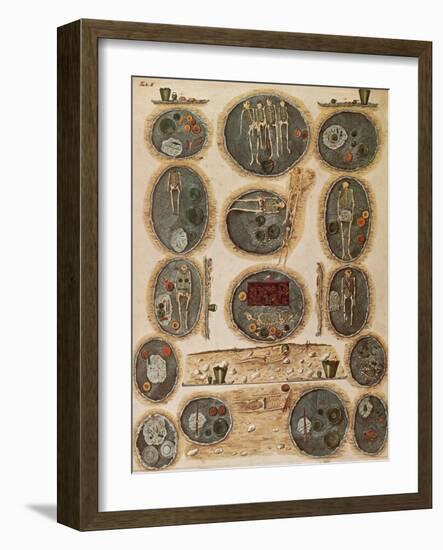 Ancient Celtic Cemetery, Hallstatt, Austria-Science Source-Framed Giclee Print