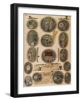 Ancient Celtic Cemetery, Hallstatt, Austria-Science Source-Framed Giclee Print