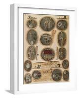 Ancient Celtic Cemetery, Hallstatt, Austria-Science Source-Framed Giclee Print