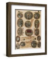 Ancient Celtic Cemetery, Hallstatt, Austria-Science Source-Framed Giclee Print