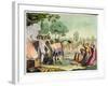 Ancient Celts or Gauls Sacrificing a Cow, circa 1800-18-Vittorio Raineri-Framed Giclee Print