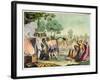 Ancient Celts or Gauls Sacrificing a Cow, circa 1800-18-Vittorio Raineri-Framed Giclee Print