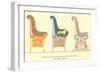 Ancient Chairs from Thebes-null-Framed Art Print