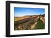 Ancient Chalk White Horse in Landscape at Cherhill Wiltshire England during Autumn Evening-Veneratio-Framed Photographic Print