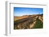 Ancient Chalk White Horse in Landscape at Cherhill Wiltshire England during Autumn Evening-Veneratio-Framed Photographic Print