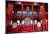 Ancient Chinese Drums Drum Tower, Beijing, China-William Perry-Mounted Photographic Print
