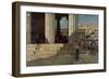 Ancient Chorus Leaving Temple-Francesco Netti-Framed Giclee Print