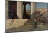 Ancient Chorus Leaving Temple-Francesco Netti-Mounted Giclee Print