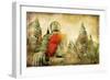 Ancient Cities of Mysterious Thailand - Artwork in Painting Style-Maugli-l-Framed Premium Giclee Print