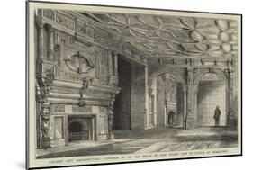 Ancient City Architecture, Interior of an Old House in Lime Street Now in Course of Demolition-Henry William Brewer-Mounted Giclee Print