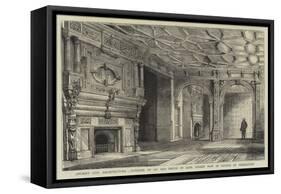 Ancient City Architecture, Interior of an Old House in Lime Street Now in Course of Demolition-Henry William Brewer-Framed Stretched Canvas