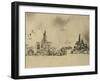 Ancient City on the Water-Paul Klee-Framed Giclee Print