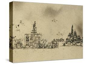 Ancient City on the Water-Paul Klee-Stretched Canvas