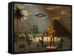 Ancient Civilization-Stocktrek Images-Framed Stretched Canvas