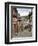 Ancient Cobbled Street and Houses, Rue Du Petit Fort, Dinan, Cotes-D'Armor, Brittany-Peter Richardson-Framed Premium Photographic Print