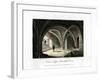 Ancient Crypt, Leadenhall Street, City of London, 1816-JC Varrall-Framed Giclee Print