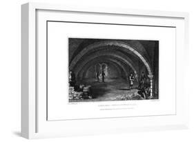 Ancient Crypt, Southwark, 1830-J Shury-Framed Giclee Print