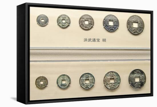 Ancient Currency Exhibits, Shanghai, China-Michael DeFreitas-Framed Stretched Canvas