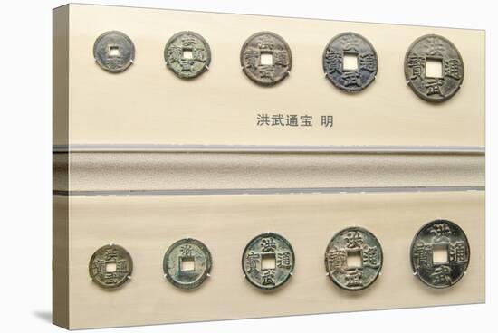 Ancient Currency Exhibits, Shanghai, China-Michael DeFreitas-Stretched Canvas